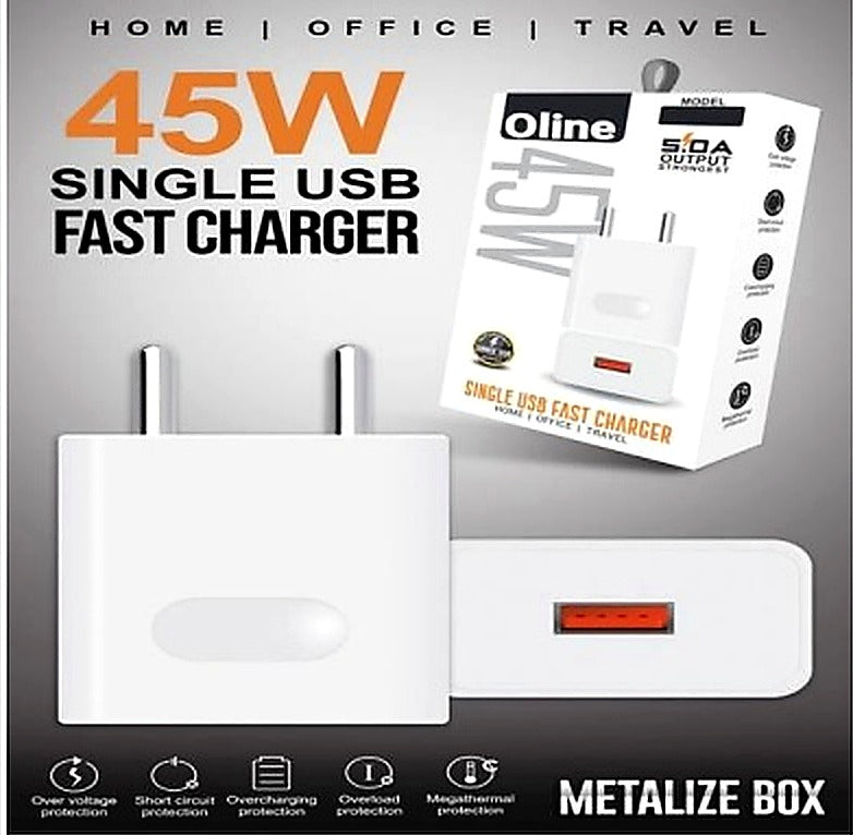 Oline 45W Charger With C Cable