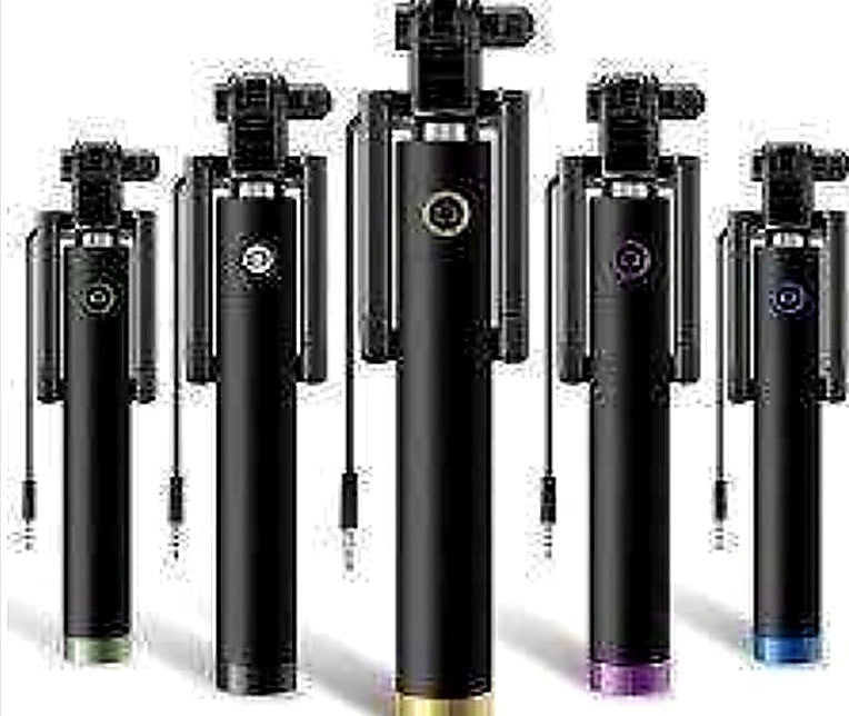 Black Selfie Stick Phone Holder