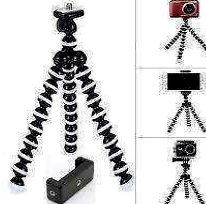 Gorilla Tripod Stand with Clip