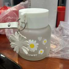 Daisy Cup (Frosted Glass Bottle)