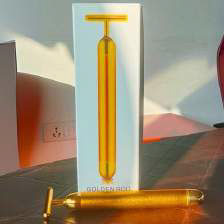 Golden Facial Roller (T-Bar)