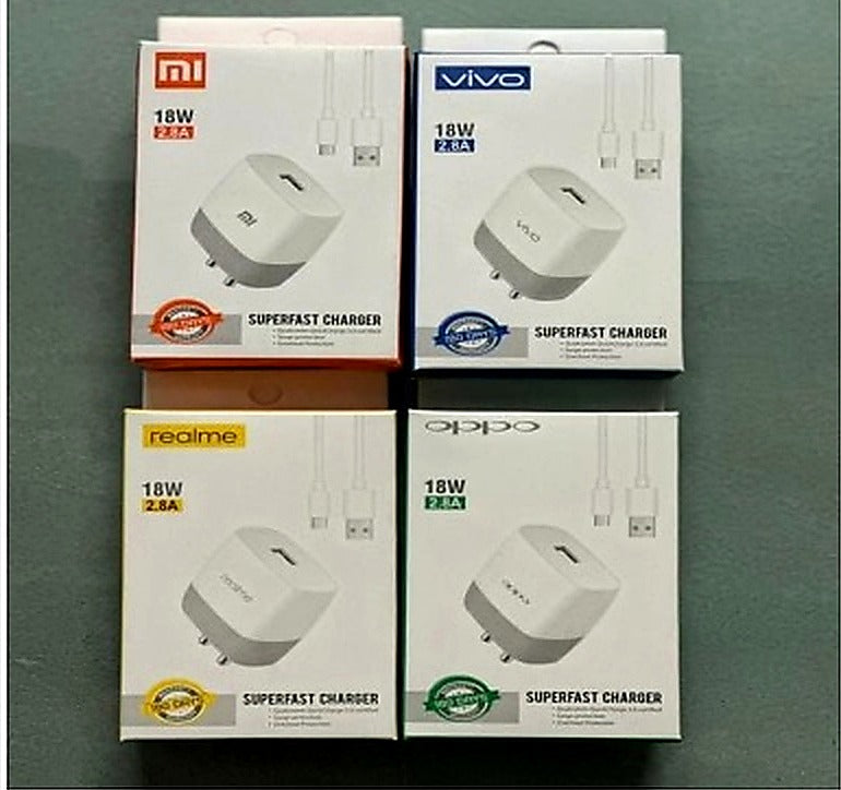 Oppo Vivo Mi 1usb Charger with Cable