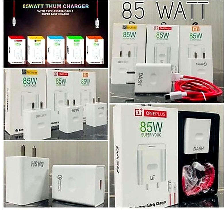 Oppo Vivo Mi 85W (R) Fast Charger with TC Cable