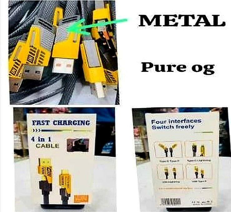 4 In 1 Metal Cable