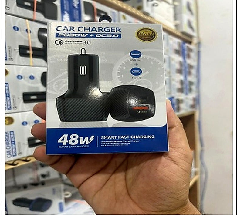 48W Usb+pd Car Charger
