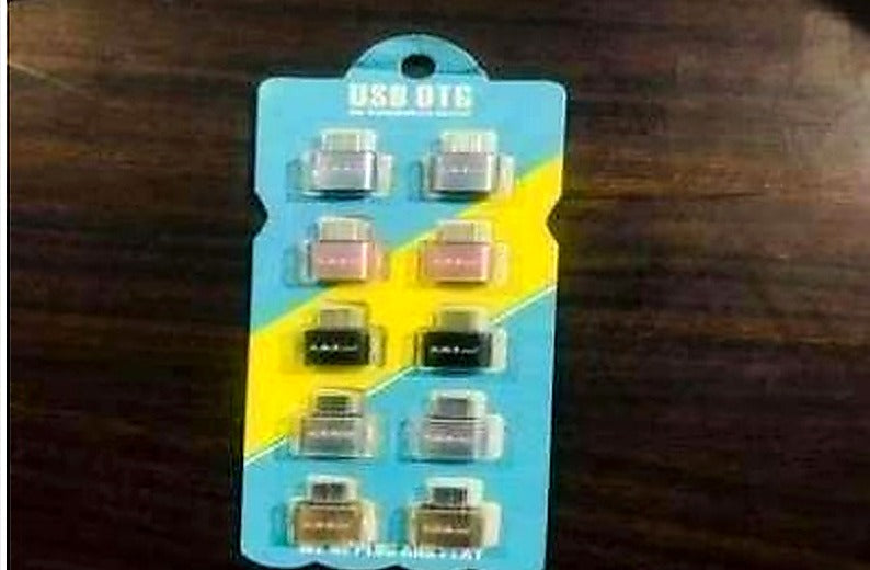 Type-c Metal OTG 10PC Patta Pack