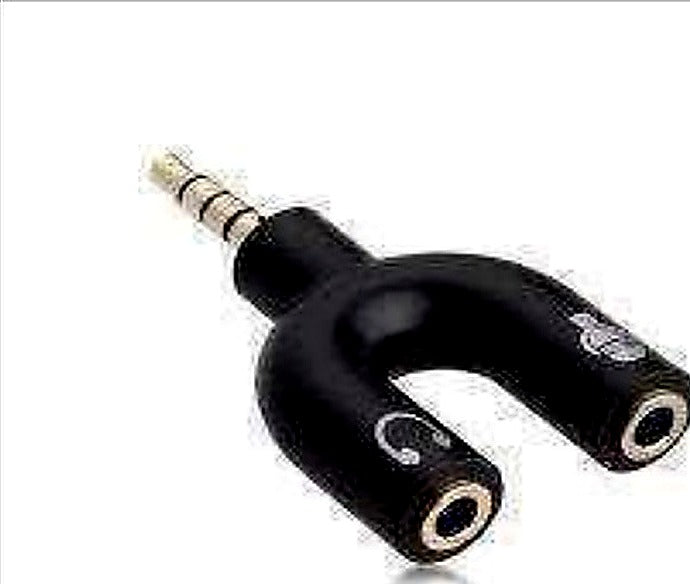2 In 1 U Shape Handsfree Splitter