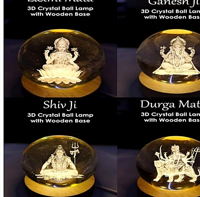 Hindu God Crystal Light
